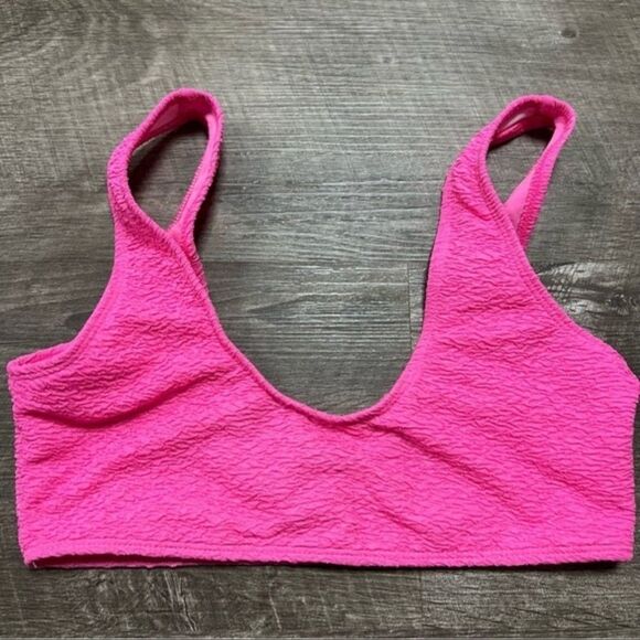 Boohoo Pink Bikini Top Size 2 - Picture 1 of 5